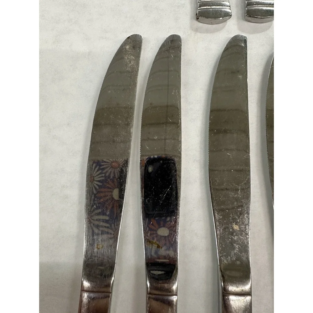 Cambridge Stainless China Codie 41 Pc Flatware‎ Set